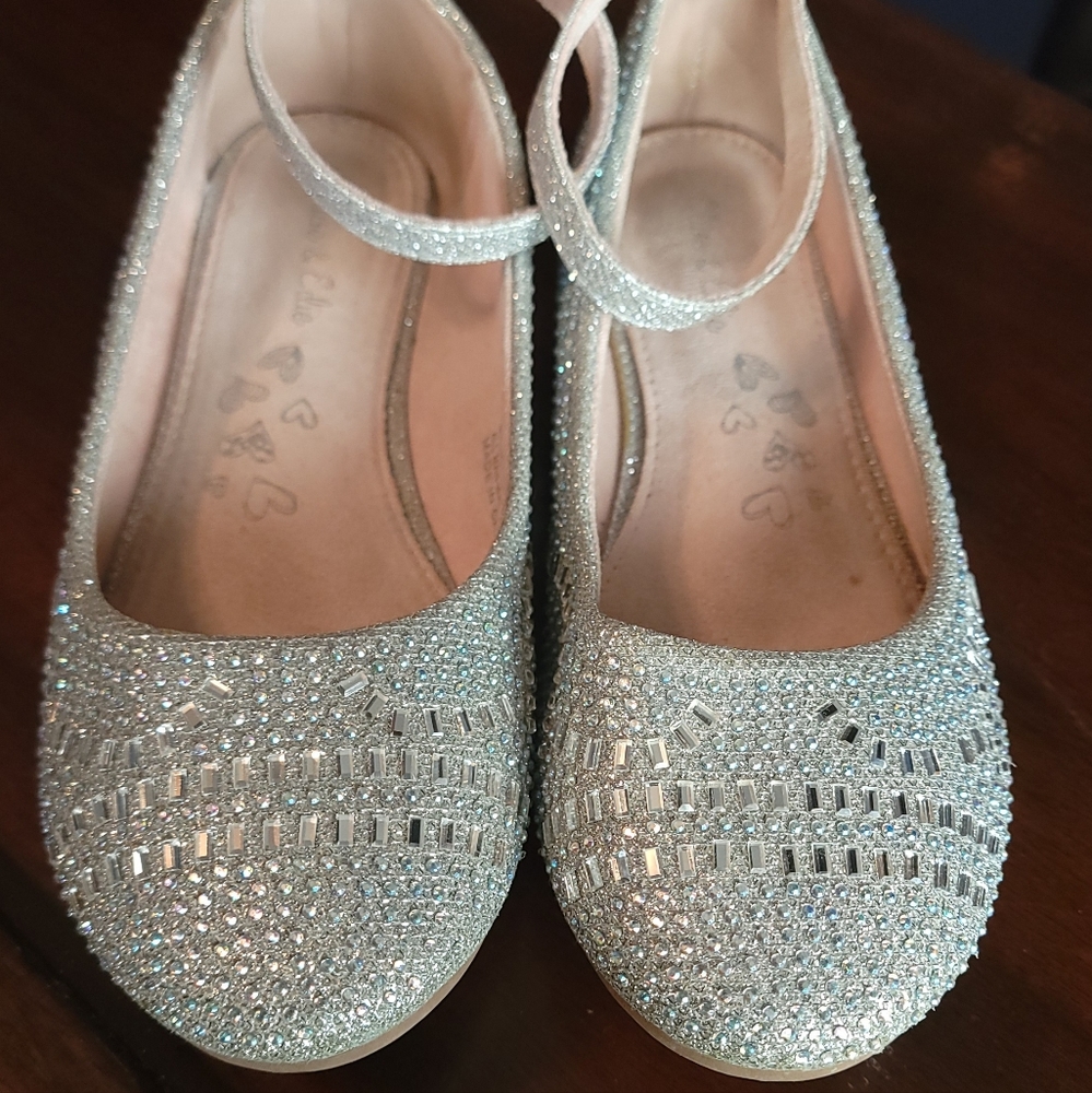 Girls Size 4 Glitter Shoes